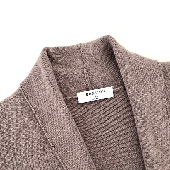 Aritzia Babaton Kirby Merino Wool Blend Long Cardigan Sweater - Picture 6 of 11